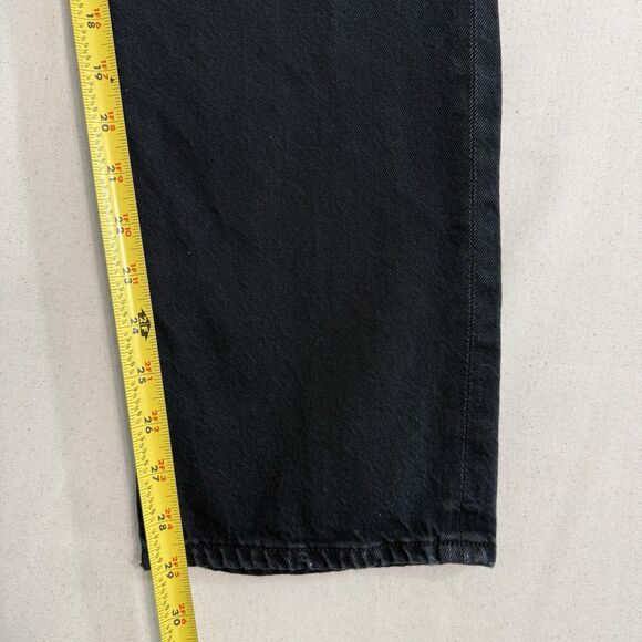 AGOLDE 90's High Rise Straight Black Jeans Womens Size 29 X 29 - Picture 5 of 12